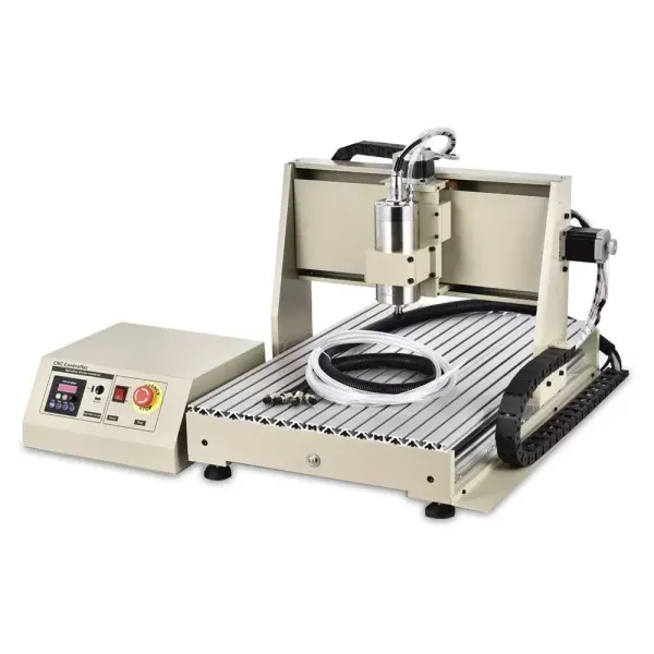 Fresadora - 6040 Fresadora USB 4 ejes 1500W Máquina de grabado Grabador de metal + controlador