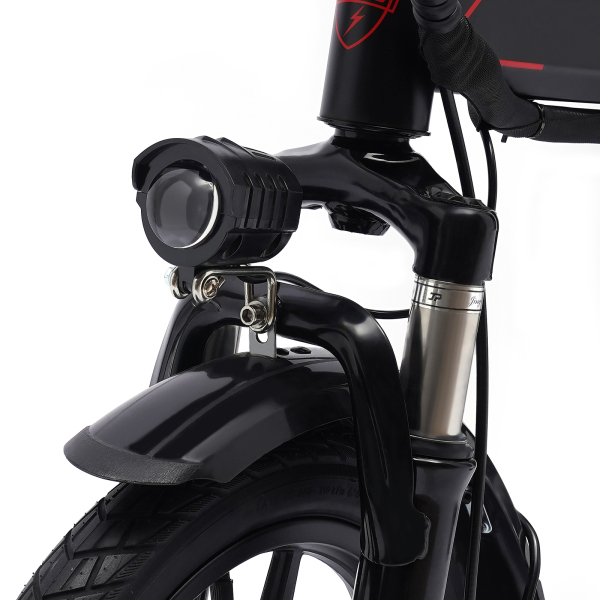 E-Bike plegable de 14 pulgadas con motor de 350 W 25 km/h y batería de litio extraíble E-Bike de ciudad