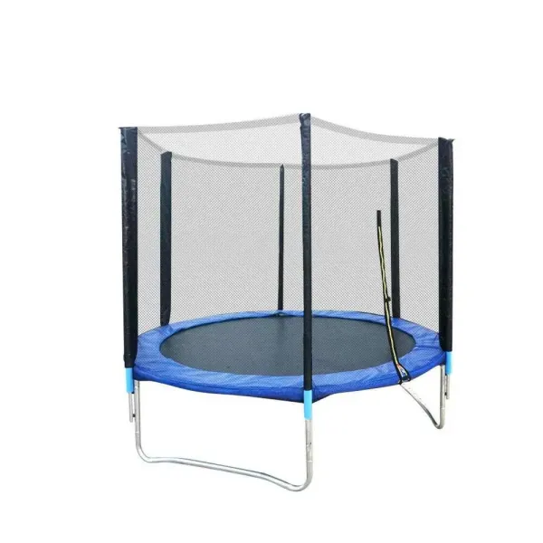 Trampolín de jardín de 183 cm de diámetro, trampolín de jardín con red de seguridad cerrada