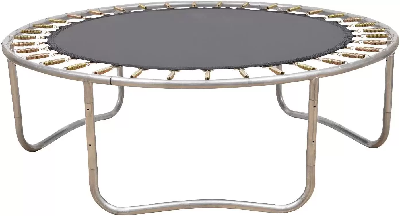 Trampolín de jardín de 183 cm de diámetro, trampolín de jardín con red de seguridad cerrada