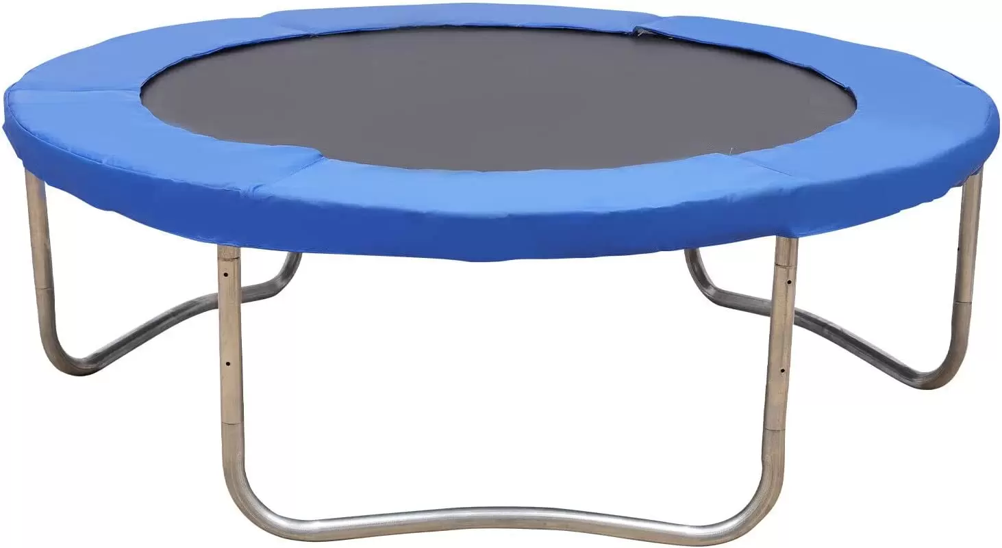 Trampolín de jardín de 183 cm de diámetro, trampolín de jardín con red de seguridad cerrada
