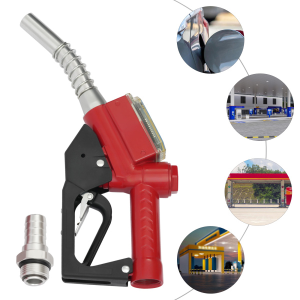 1 "Pistola de la boquilla de gasolina y medidor de flujo para el aceite combustible