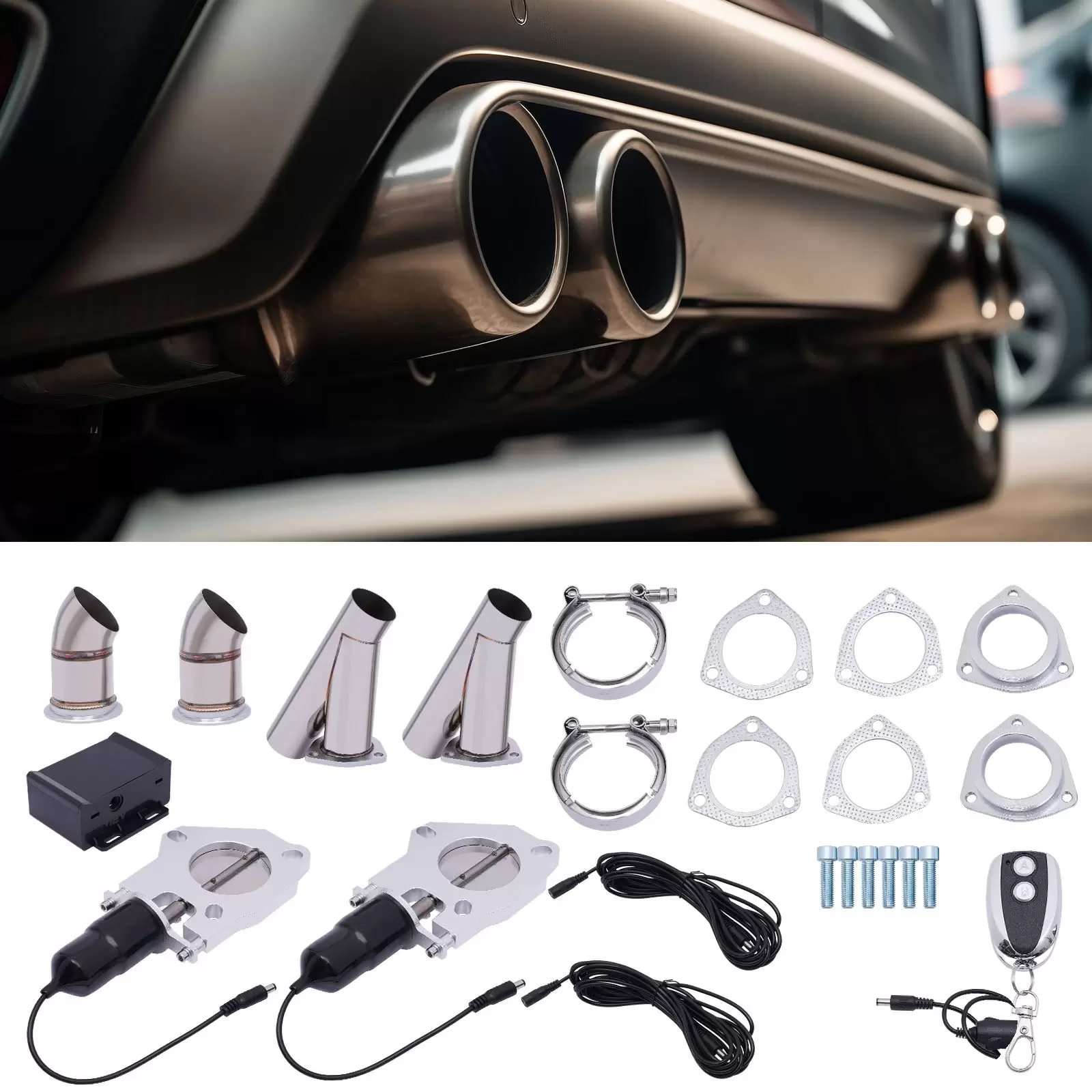 Válvula de escape eléctrica para coche, 2,5