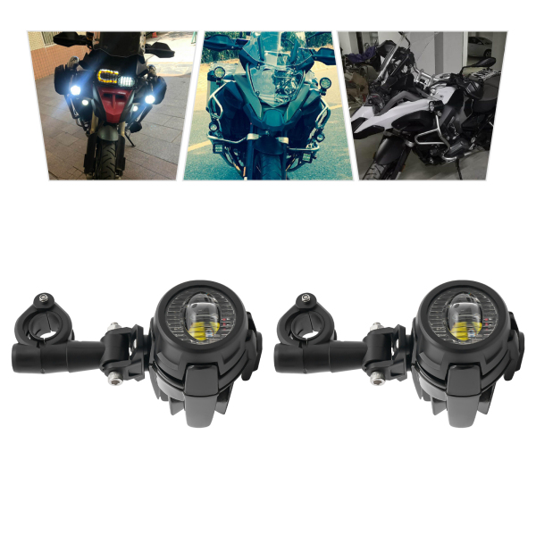 Luz Antiniebla de Moto Faro Adicional Compatible con BMW R1200GS F800GS Luz de Carretera LED Faro Adicional Luz Antiniebla de Moto Faro Adicional Compatible con BMW R1200GS F800GS Luz de Carretera LED Faro Adicional