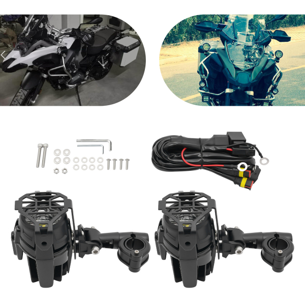 Luz Antiniebla de Moto Faro Adicional Compatible con BMW R1200GS F800GS Luz de Carretera LED Faro Adicional Luz Antiniebla de Moto Faro Adicional Compatible con BMW R1200GS F800GS Luz de Carretera LED Faro Adicional