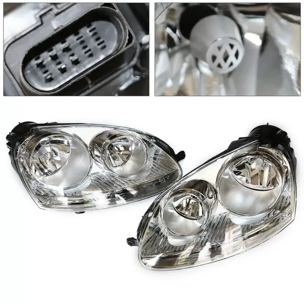CNCEST Volkswagen Golf 5 V Jetta faros halógenos izquierdo + derecho CNCEST Volkswagen Golf 5 V Jetta faros halógenos izquierdo + derecho