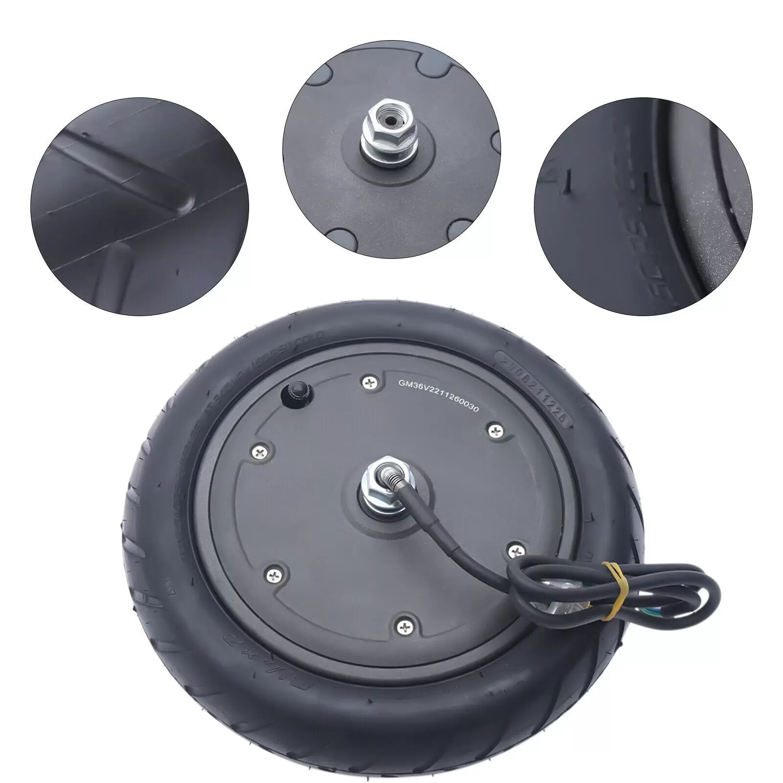 Neumático eléctrico con motor de 350 W para Xiaomi M365/M365 PRO Scooter de 8,26 pulgadas
