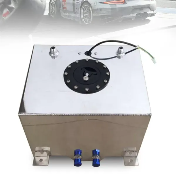 Tanque de combustible para carreras, 20 litros, universal, de aluminio, para deportes de motor
