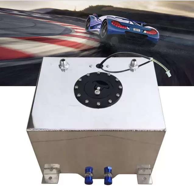 Tanque de combustible para carreras, 20 litros, universal, de aluminio, para deportes de motor