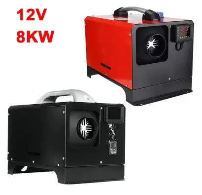 Calentador de aire diésel de 8 KW , calentador de coche de 12 V con monitor LCD de control remoto
