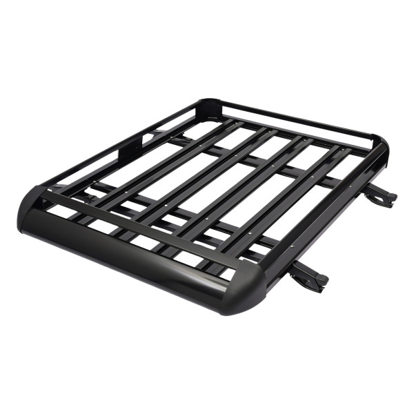 CNCEST Portaequipajes de aluminio para techo, cesta de carga, carga máxima de la barra transversal es de 68 kg, sin ruido al conducir