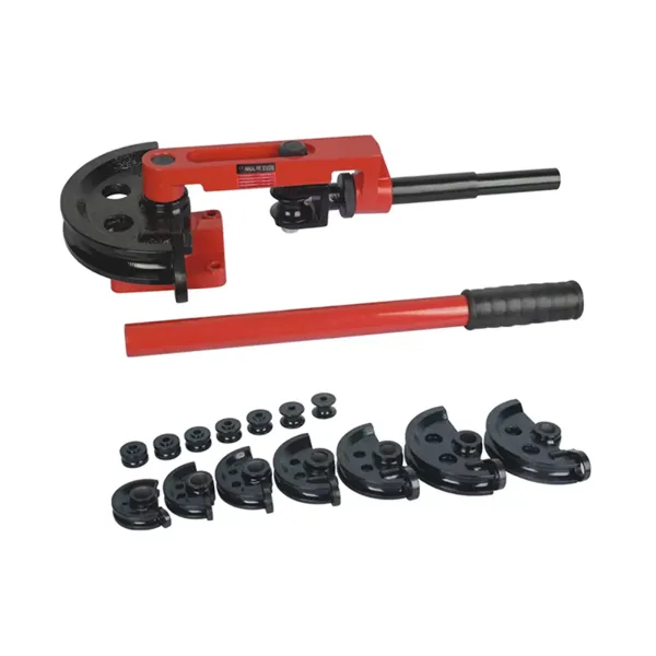 Dobladora de Tubos de 10-25 mm (3/8 in-1 in), Curvadora de Tubos Manual, Doblado de Tuberías de Acero al Carbono