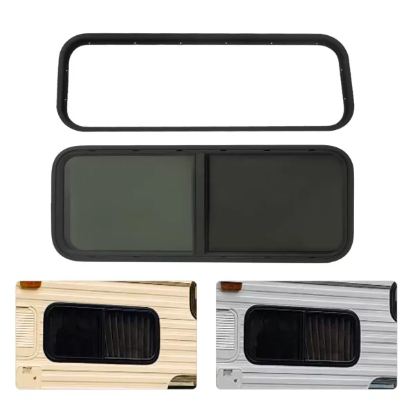 Ventana corredera con anillo decorativo Ventana de caravana Ventana lateral de autocaravana Ventana de ventilación
