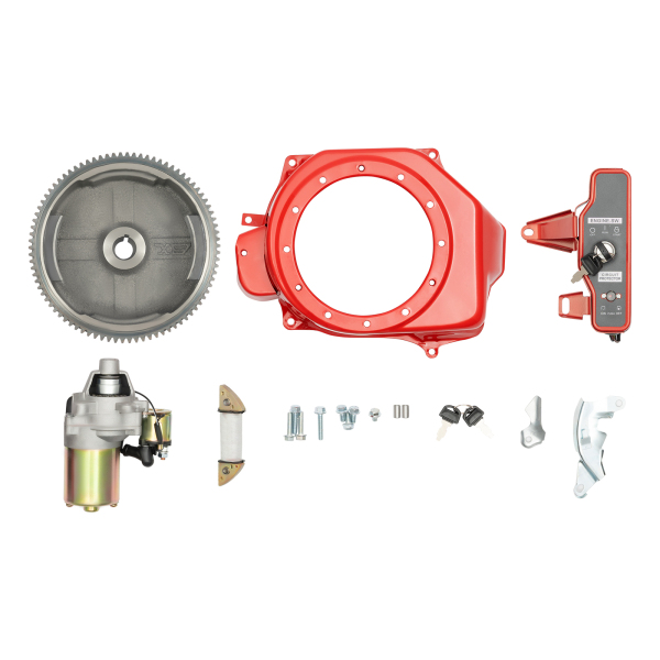 Kit de arranque eléctrico para motor de arranque Honda GX160 GX200 con caja de interruptor de llave Kit de arranque eléctrico para motor de arranque Honda GX160 GX200 con caja de interruptor de llave