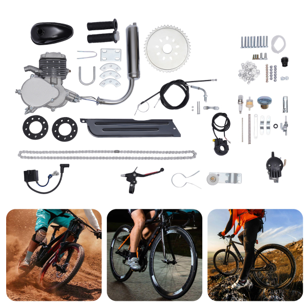 Kit de conversión de motor de 2 tiempos, 80 cc, motor motorizado de gasolina