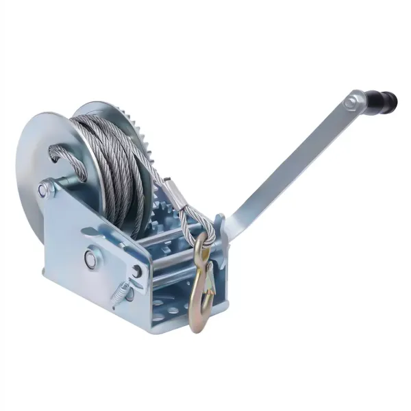 Cabrestante manual para remolques, camiones, coches, barcos, remolques, remolques, 1588kg/3500Lbs, 10 metros de cuerda