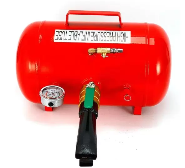 Inflador de neumáticos Booster de 20 L para neumáticos, inflador de aire y cannon, juego de ayuda de llenado de neumáticos (20 L/5 Gallones)