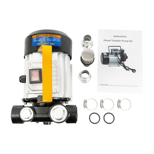 Bomba diésel, 550 W, 230 V, bomba de combustible biodiésel, autoaspirante, 60 l/min