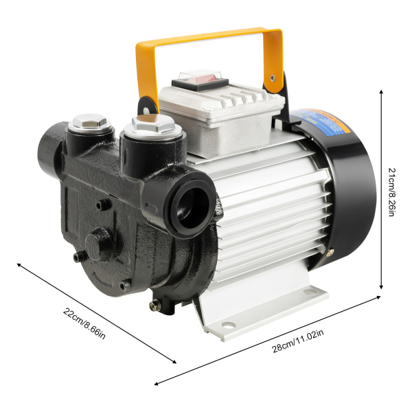 Bomba diésel, 550 W, 230 V, bomba de combustible biodiésel, autoaspirante, 60 l/min Bomba diésel, 550 W, 230 V, bomba de combustible biodiésel, autoaspirante, 60 l/min