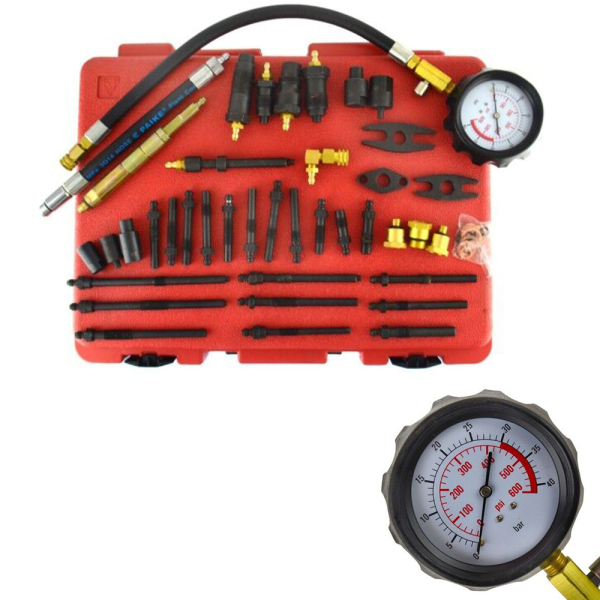 CNCEST Juego de comprobador de compresión para motores de gasolina y diésel (40 bar) CNCEST Juego de comprobador de compresión para motores de gasolina y diésel (40 bar)