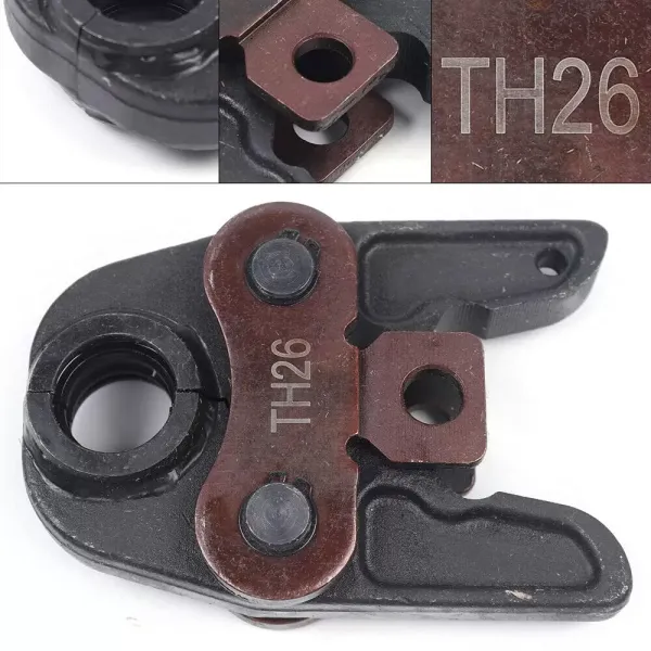 TH26 de 26 mm - Alicates de prensado para tubos de compuesto, para tubos de plástico de aluminio, tubos PEX, PB, grifos de cobre y conexiones de cobre TH26 de 26 mm - Alicates de prensado para tubos de compuesto, para tubos de plástico de aluminio, tubos PEX, PB, grifos de cobre y conexiones de cobre