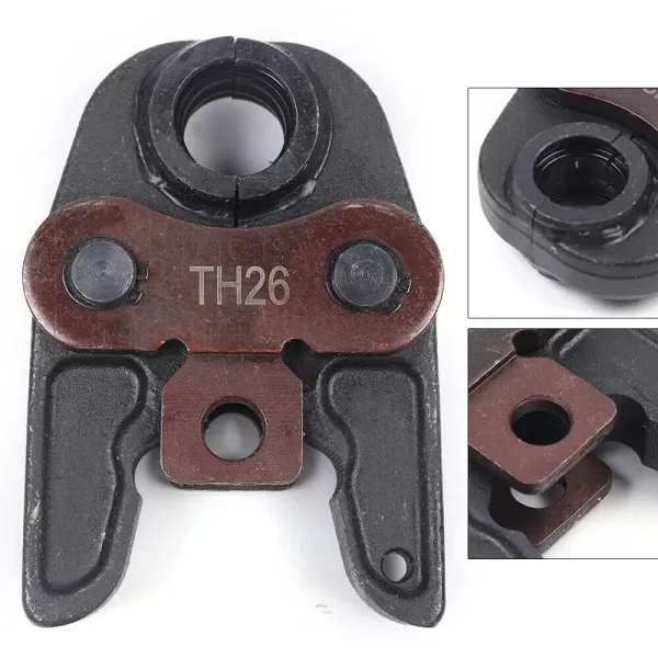 TH26 de 26 mm - Alicates de prensado para tubos de compuesto, para tubos de plástico de aluminio, tubos PEX, PB, grifos de cobre y conexiones de cobre TH26 de 26 mm - Alicates de prensado para tubos de compuesto, para tubos de plástico de aluminio, tubos PEX, PB, grifos de cobre y conexiones de cobre