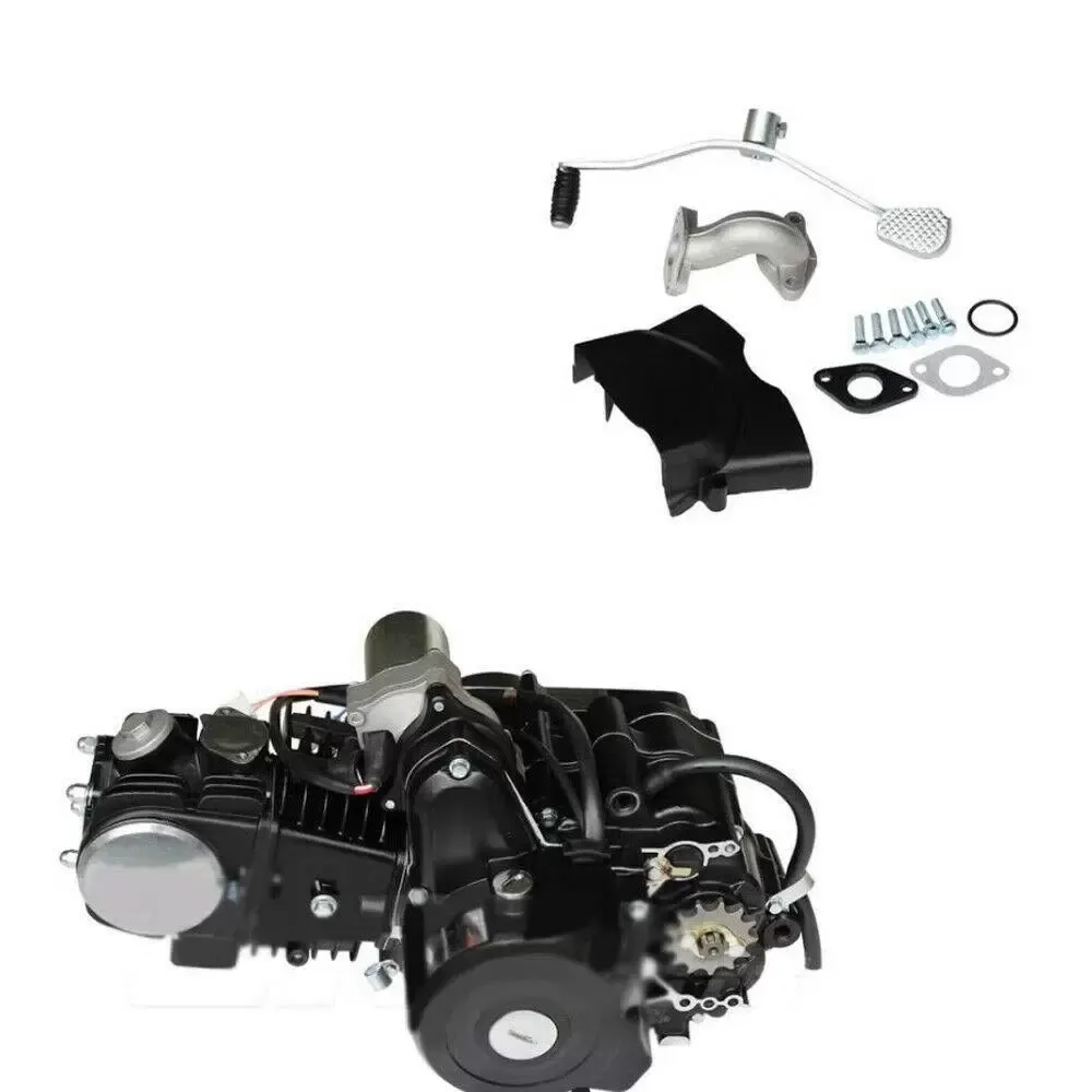 Motor ATV Go Kart – Motor CDI de 4 tiempos de 110CC, motor refrigerado por aire, motor con arranque eléctrico inverso