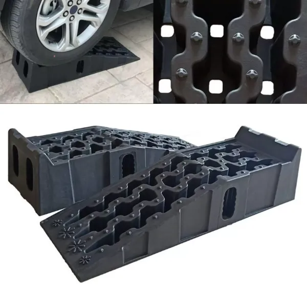 CNCEST 1 par de rampas de coche de 7,25 toneladas / 16000 lbs para coche, para vehículos con poca distancia en el suelo