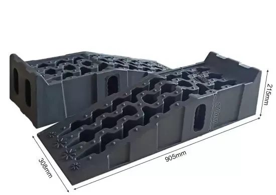 CNCEST 1 par de rampas de coche de 7,25 toneladas / 16000 lbs para coche, para vehículos con poca distancia en el suelo