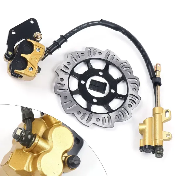 Motocross Dirt Bike Pit Bike 49 – 125cc 4 tiempos frenos hidráulicos Kit trasero con disco Mini & Pocket Bike Cross freno