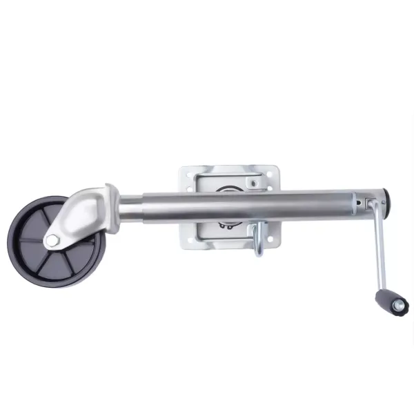 Rueda jockey automática para remolque 60 mm Plegable con rodamiento de llanta de acero Carga 1200 lb Rueda jockey Rueda jockey automática para remolque 60 mm Plegable con rodamiento de llanta de acero Carga 1200 lb Rueda jockey