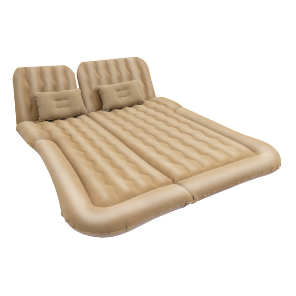 CNCEST Colchón de aire para automóvil para viajes Camping al aire libre, Colchón inflable de PVC Cama inflable, de aire más gruesa móvil (Beige) CNCEST Colchón de aire para automóvil para viajes Camping al aire libre, Colchón inflable de PVC Cama inflable, de aire más gruesa móvil (Beige)