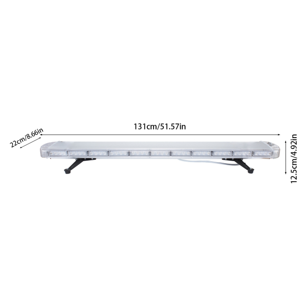 Lámparas de advertencia de 96 LED para techo de coche, luz de advertencia estroboscópica Lámparas de advertencia de 96 LED para techo de coche, luz de advertencia estroboscópica