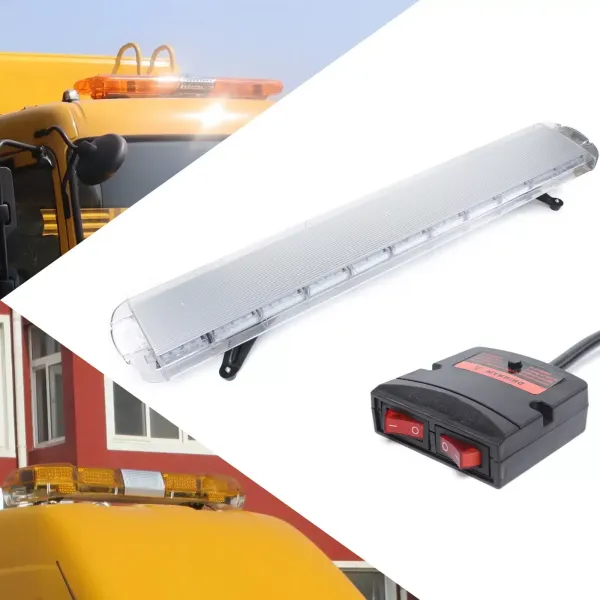 Lámparas de advertencia de 96 LED para techo de coche, luz de advertencia estroboscópica Lámparas de advertencia de 96 LED para techo de coche, luz de advertencia estroboscópica