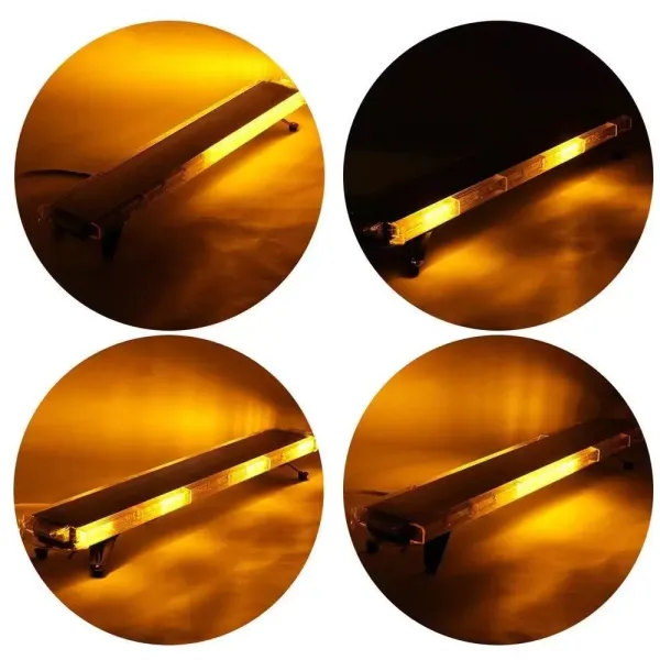Lámparas de advertencia de 96 LED para techo de coche, luz de advertencia estroboscópica Lámparas de advertencia de 96 LED para techo de coche, luz de advertencia estroboscópica