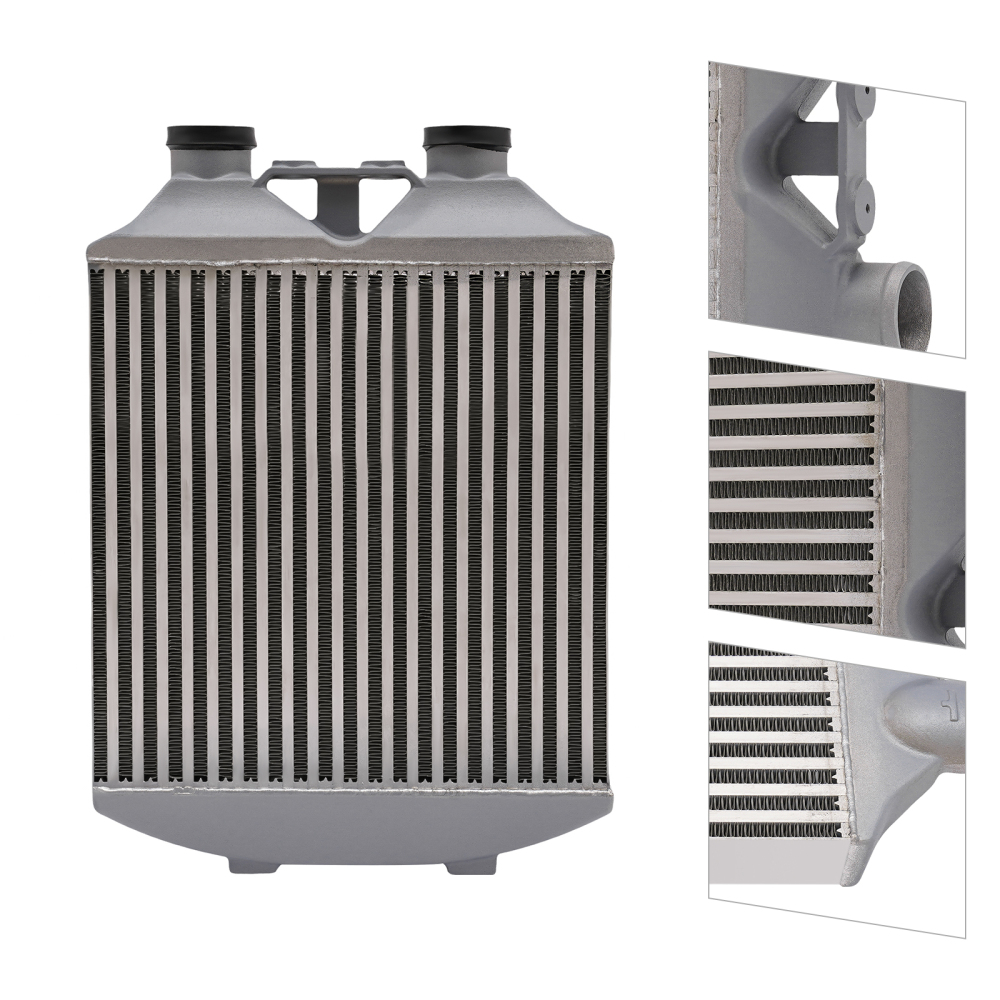 CNCEST Intercooler delantero (70 mm, aluminio, 60 psi)