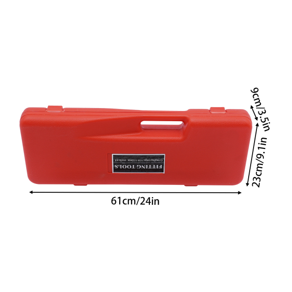 Alicates de prensado para tubos de 16 – 32 mm de cobre, crimpadora con tijeras, calibrador, muelle de flexión Alicates de prensado para tubos de 16 – 32 mm de cobre, crimpadora con tijeras, calibrador, muelle de flexión