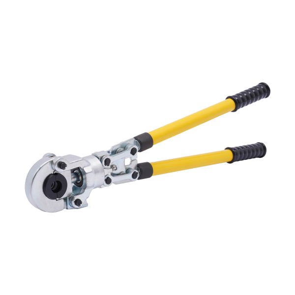 Alicates de prensado para tubos de 16 – 32 mm de cobre, crimpadora con tijeras, calibrador, muelle de flexión