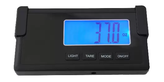 Báscula digital de paquetes, 180 kg/397 libras, báscula de plataforma de alta precisión con indicador LED, de acero inoxidable