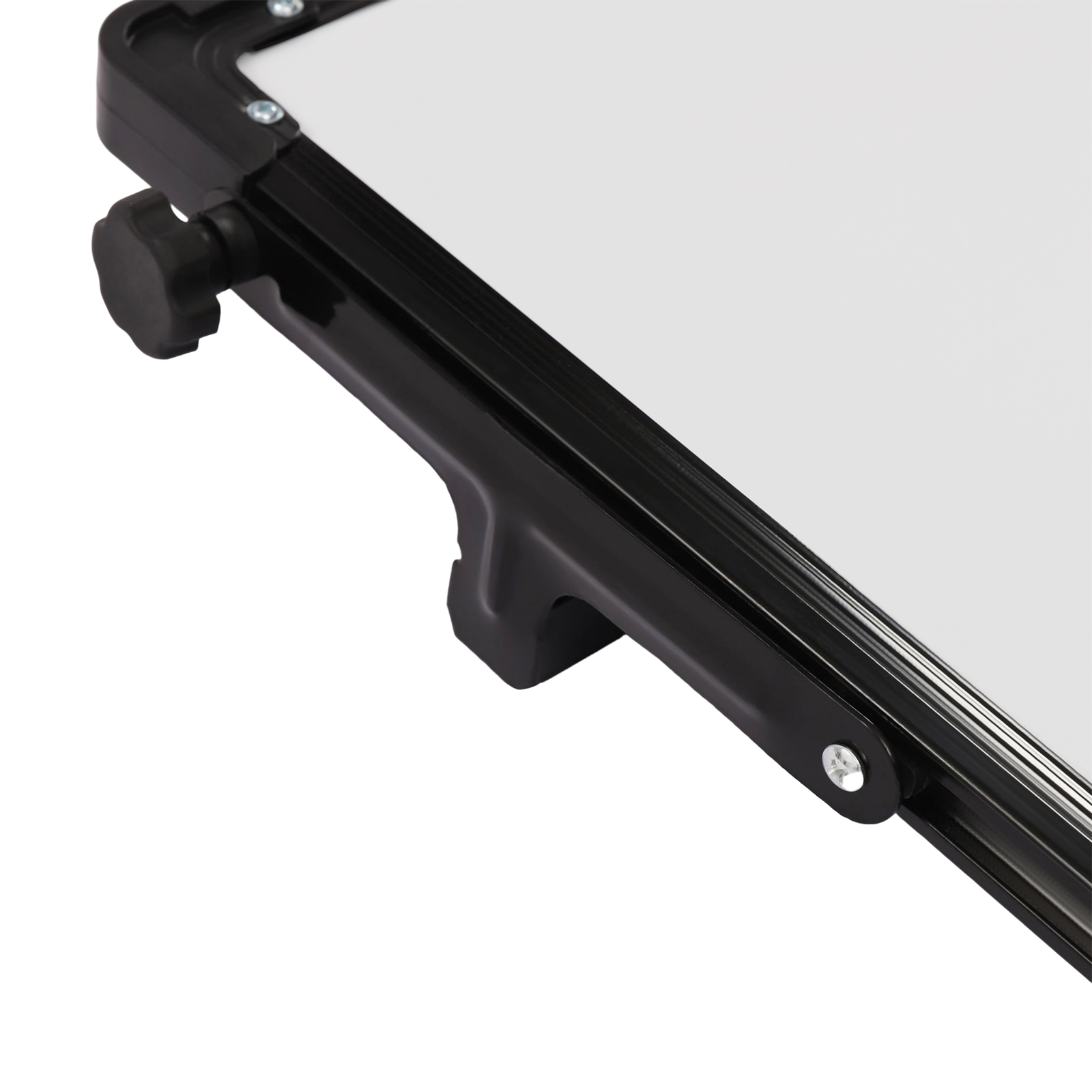 Caballete de pizarra magnética negro 36 x 24 pulgadas pizarra portátil de borrado en seco altura ajustable para escuelas