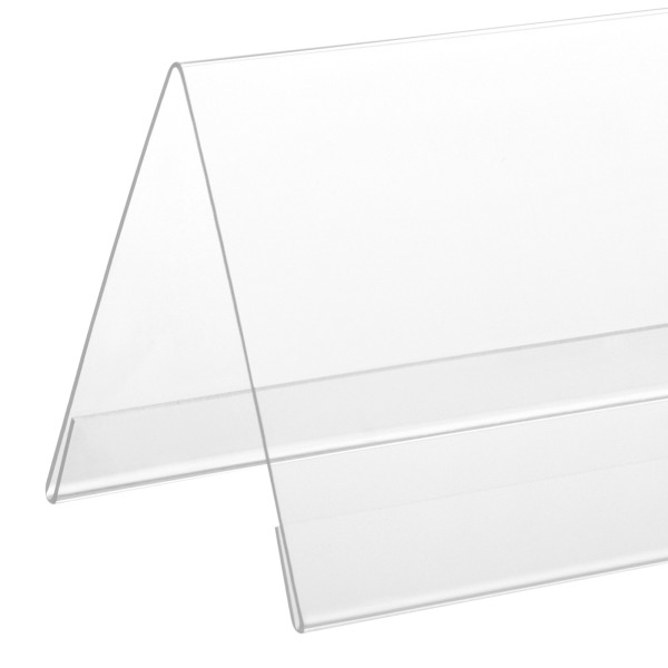 50 PCS Porta nombres de plástico transparente, Porta matrículas de plástico, Porta nombres de carpa, Transparente