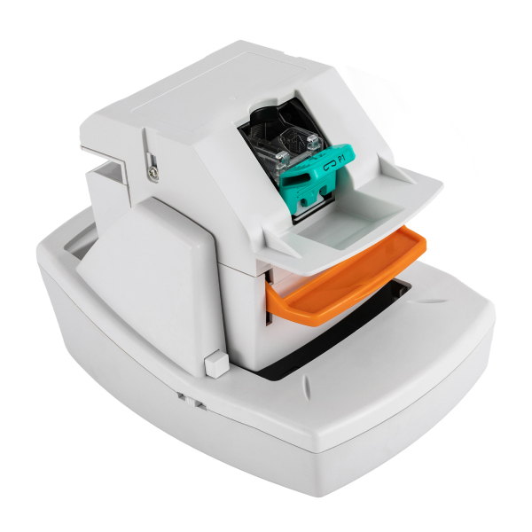 Grapadora eléctrica de alta resistencia grapadora plana automática 70 hojas silenciosa sin atascos para oficina (blanca) Grapadora eléctrica de alta resistencia grapadora plana automática 70 hojas silenciosa sin atascos para oficina (blanca)