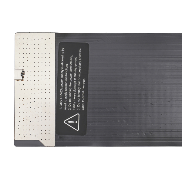 Tablero de visualización LED de 37,4 cm x 9,2 cm, letrero LED programable, pantalla LED suave y flexible