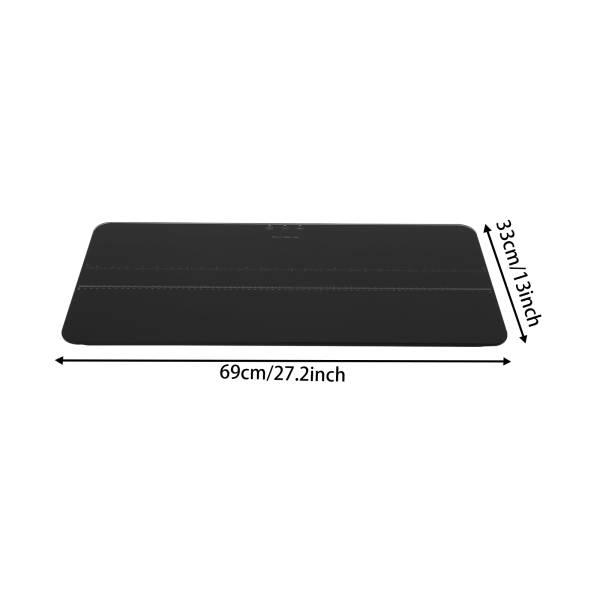 Báscula electrónica de 220 lb con báscula - negra