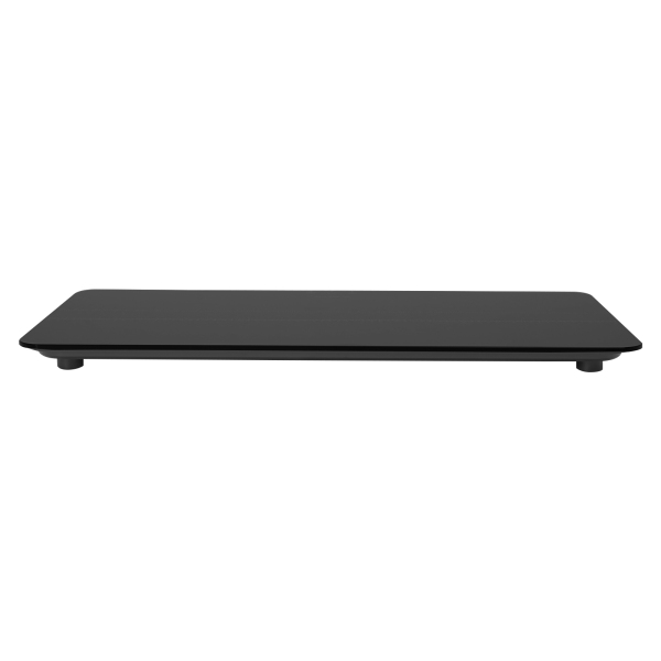 Báscula electrónica de 220 lb con báscula - negra