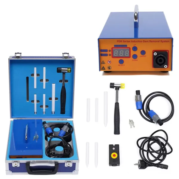 Calefactor de inducción para coche de protuberancias de reparación de coches, herramientas de reparación de Dents 1380 W, 220 V