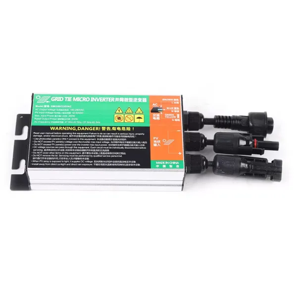 Transformador de corriente solar MPPT puro con cable CA de 230 V