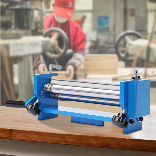 CNCEST SJ-300 Curvadora de tubos de 3 rodillos con ruedas desmontables