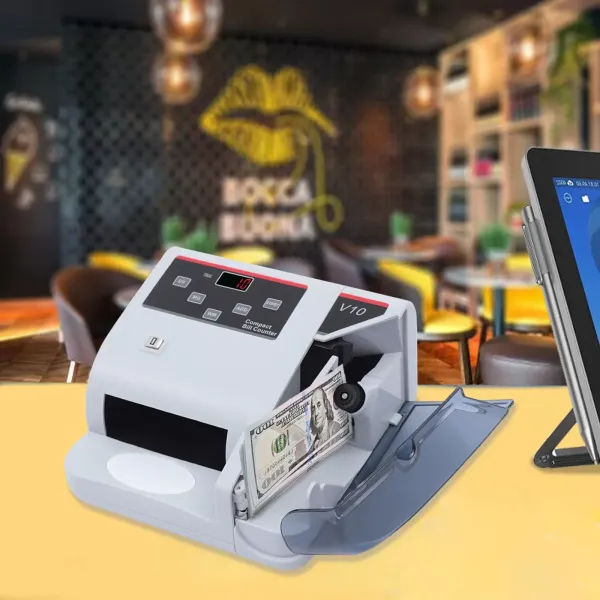 Contadora de dinero Sistemas UV WM y MG Contador de dinero Pantalla LED Hasta 600 billetes/min