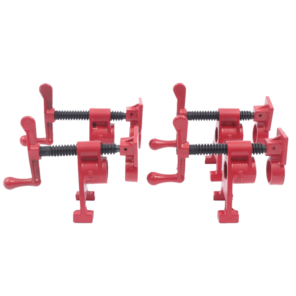 3/4" Juego de abrazaderas para tubos de madera de encolado, de barra de liberación rápida de hierro fundido 3/4" Juego de abrazaderas para tubos de madera de encolado, de barra de liberación rápida de hierro fundido